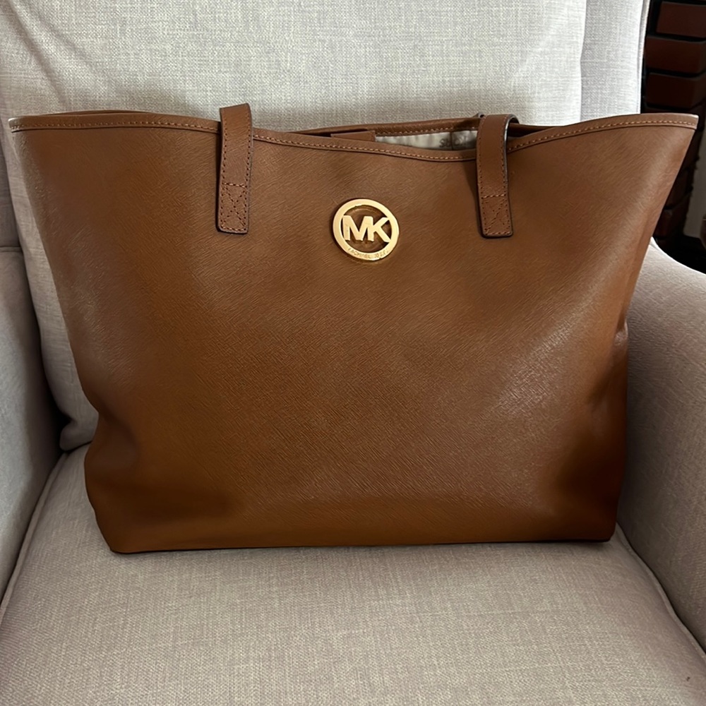 Michael Kors Brown Leather Tote/Shopper